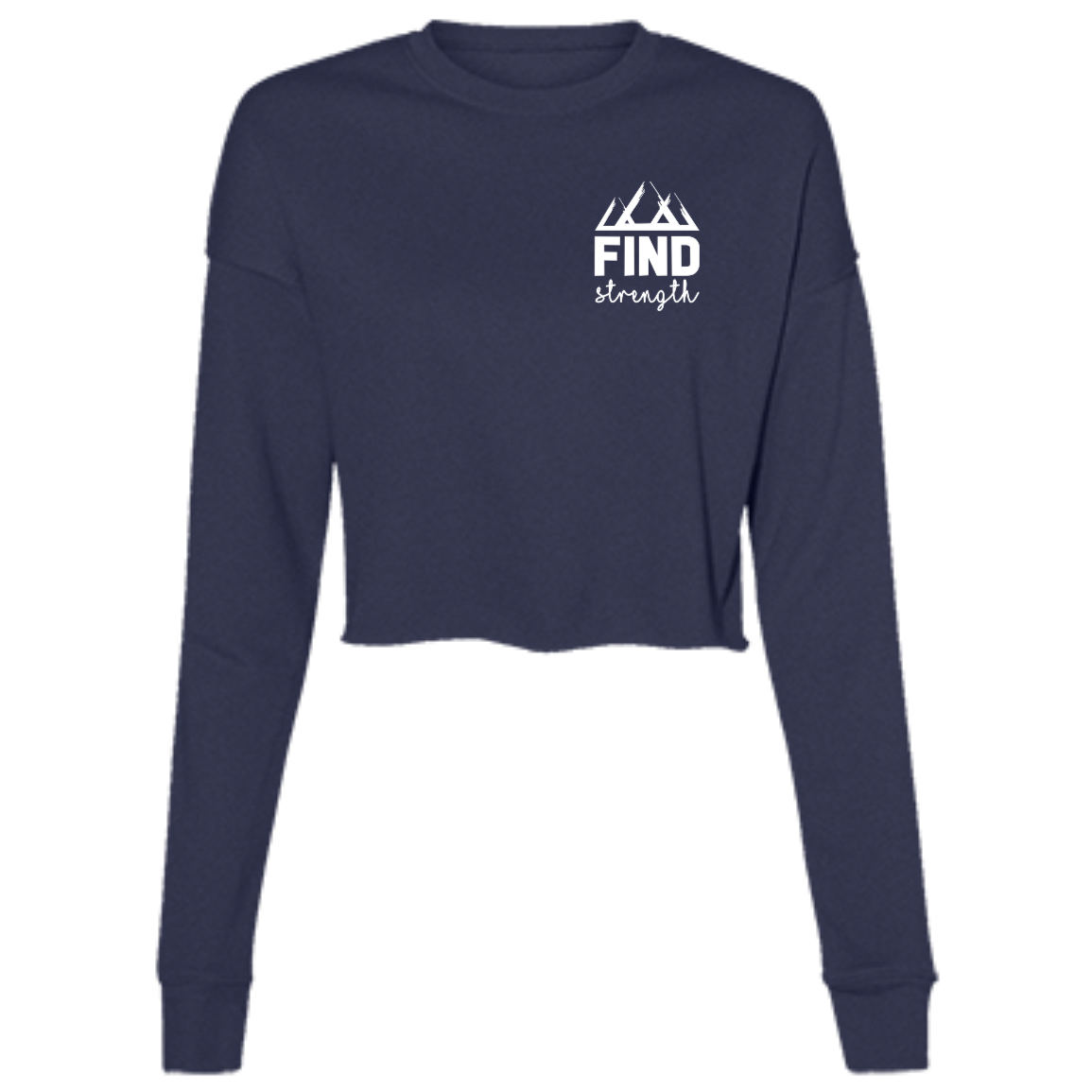 B7503 Ladies' Cropped Fleece Crew