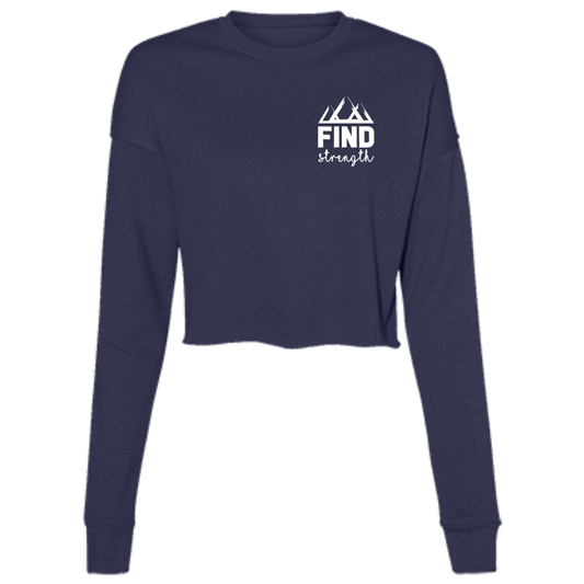 B7503 Ladies' Cropped Fleece Crew