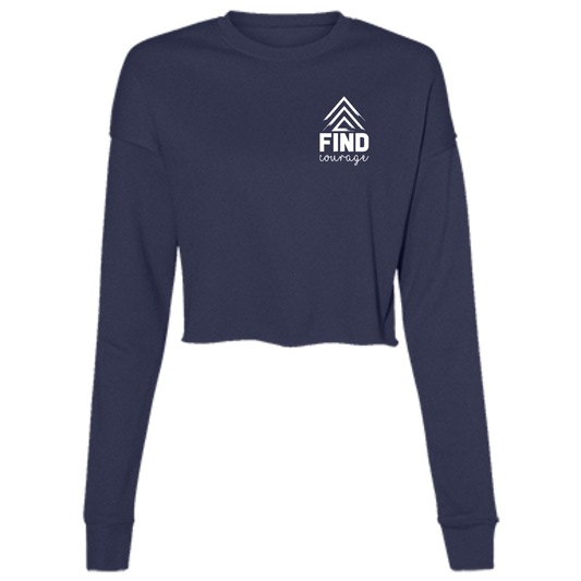 B7503 Ladies' Cropped Fleece Crew