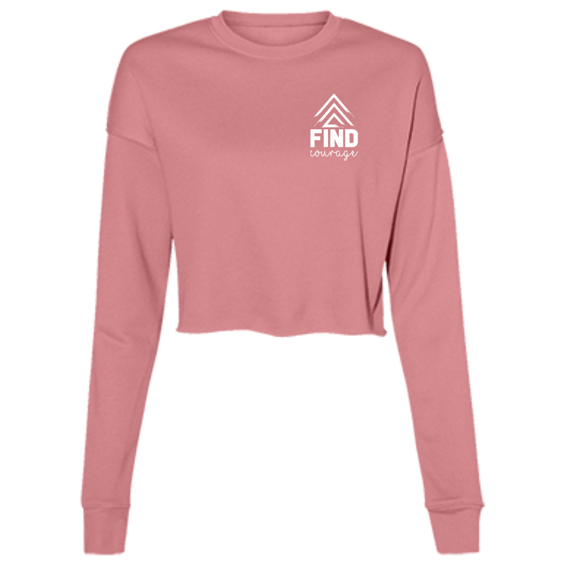 B7503 Ladies' Cropped Fleece Crew