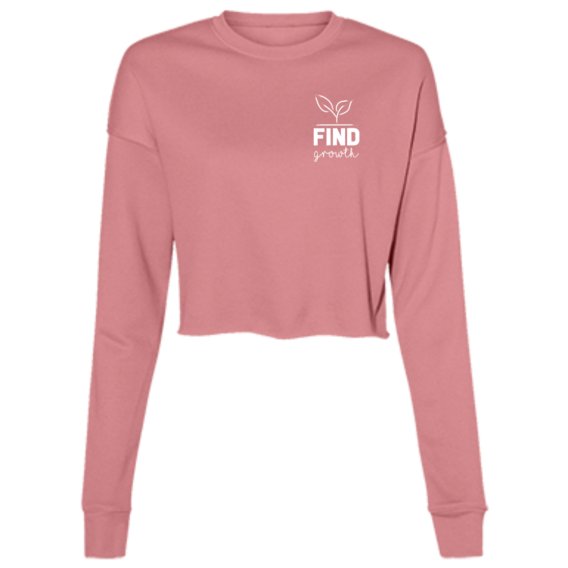 B7503 Ladies' Cropped Fleece Crew