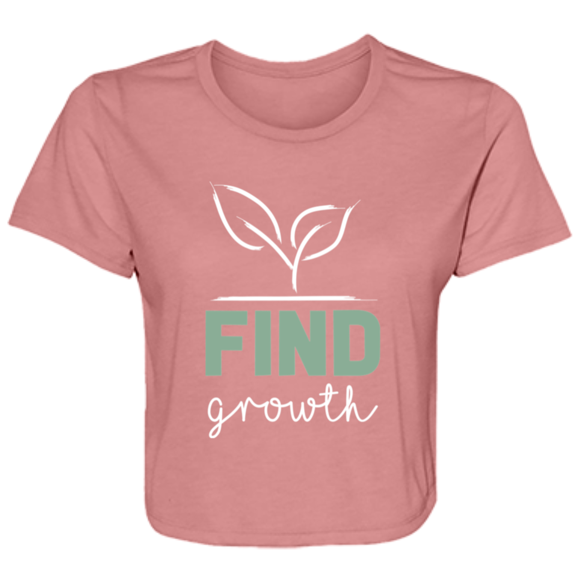 FIND Growth™ "Flow-With-It" Crop Tee