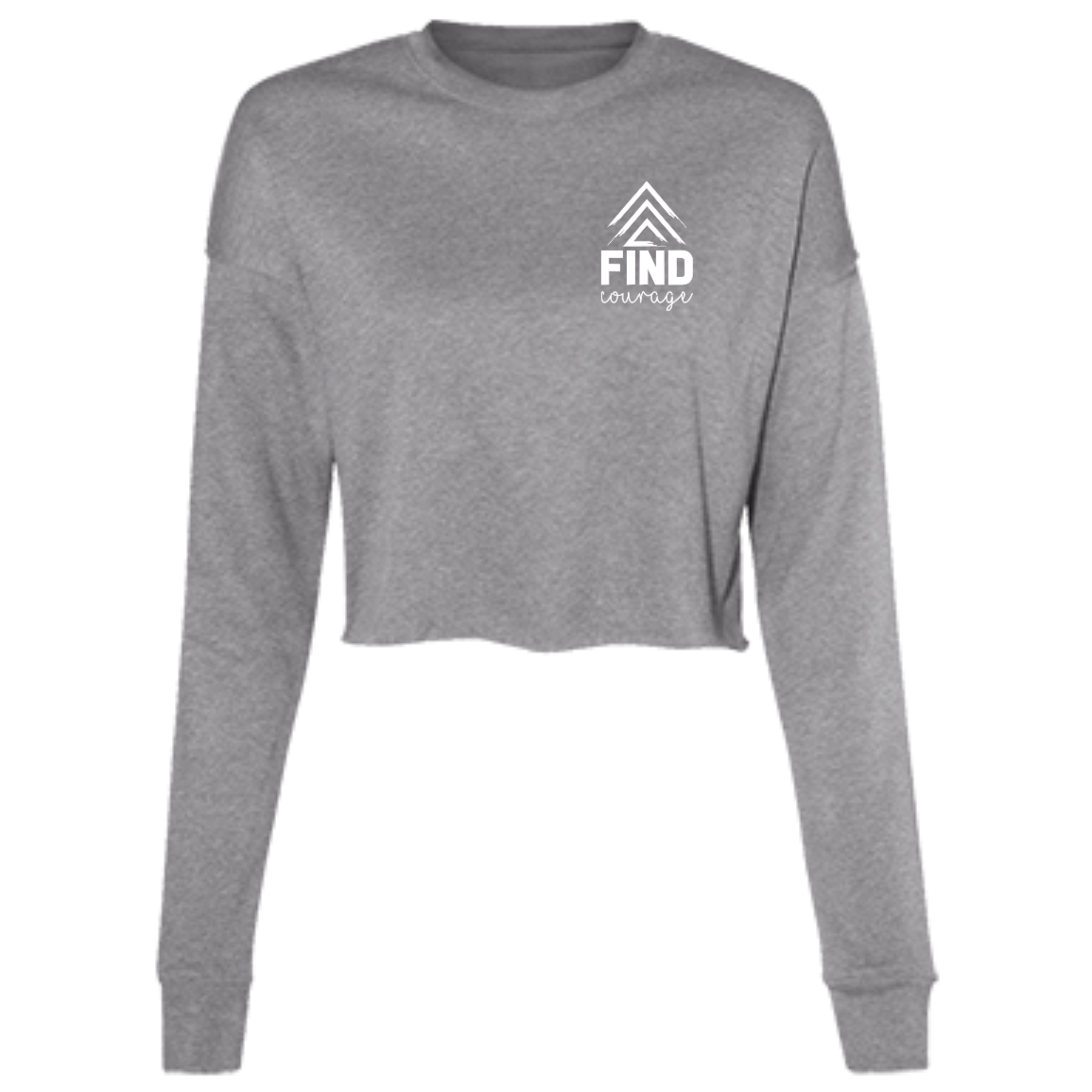 B7503 Ladies' Cropped Fleece Crew