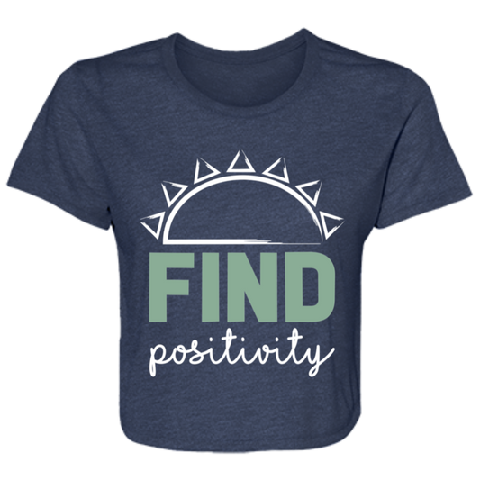 FIND Positivity™ "Flow-With-It" Crop Tee