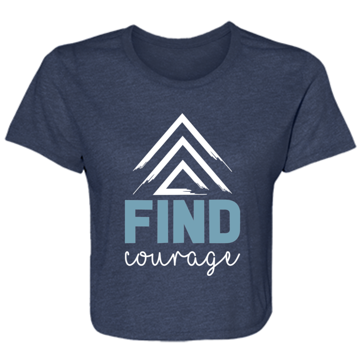 FIND Courage™ "Flow-With-It" Crop Tee