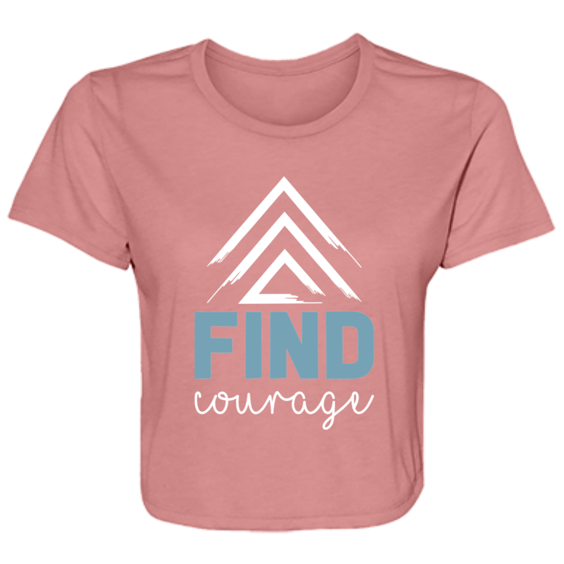 FIND Courage™ "Flow-With-It" Crop Tee