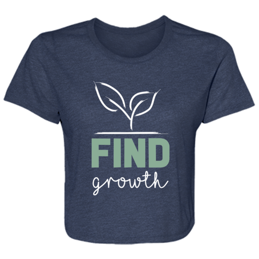 FIND Growth™ "Flow-With-It" Crop Tee